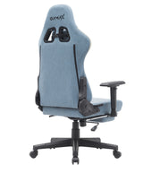 Gamax Gaming Chair model BS-7970 with Foot Rest - Light Blue