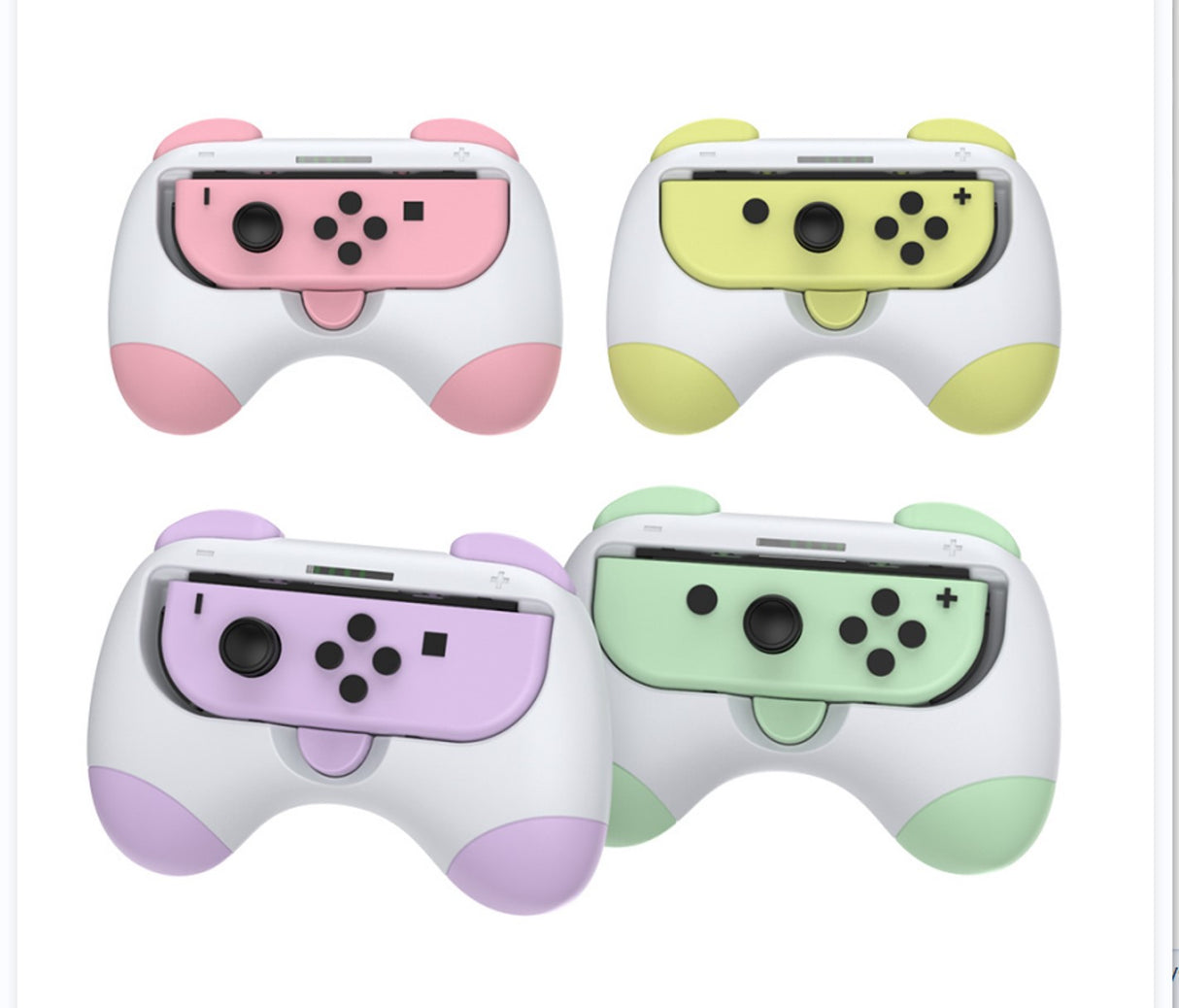 DOBE Controller Grip For Nintendo Switch / Oled - Pink&Yellow
