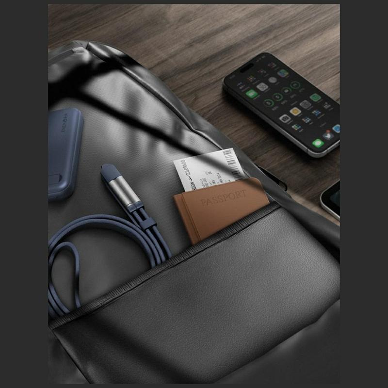Energea Sheath Travel  2-IN-1 USB-C to USB-C + USB-A 480Mbps with 60W Cable 1.2M - Blue