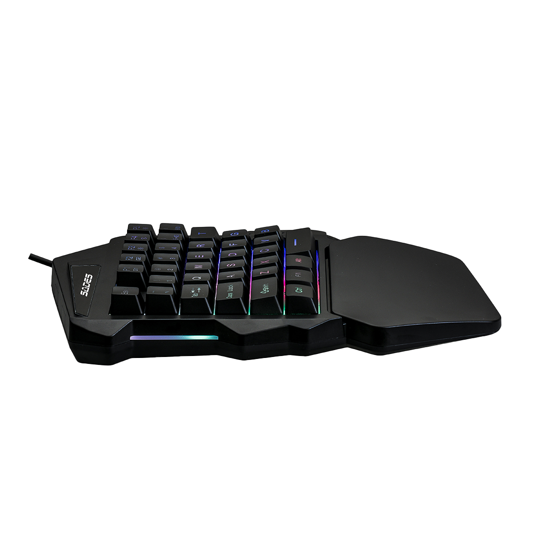 SADES Revolver TS-36 One-Handed Gaming Keyboard RGB Colorful