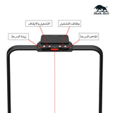 Black Bull Folding Treadmill with Bluetooth & App | 2HP Peak Motor, 1–10 km/h, 120kg Capacity