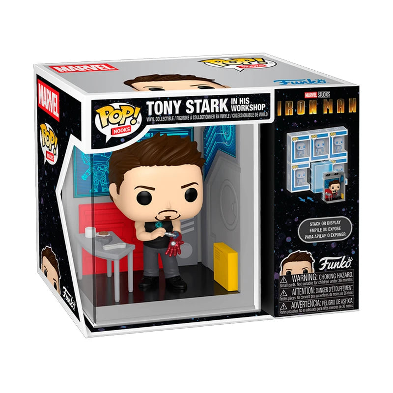 Pop Nooks! Marvel: Tony's Garage - 10cm