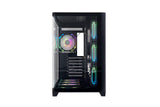 G-Pro Elite ATX Gaming Computer Case with 7 Fans - Black