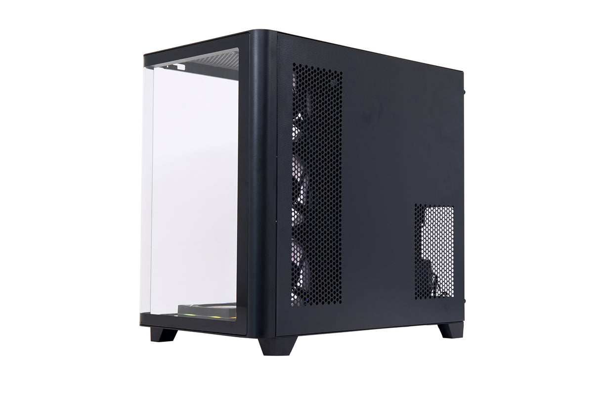G-Pro Elite ATX Gaming Computer Case with 7 Fans - Black