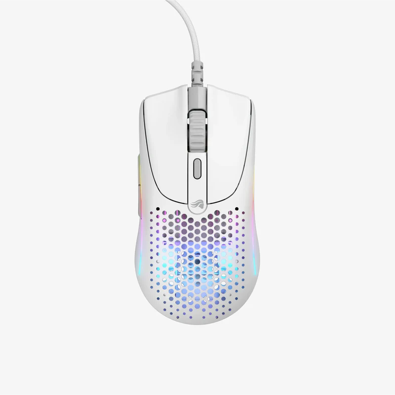 Glorious Model O 2 Mini Ultralight Ambidextrous RGB Gaming Mouse 49G - White