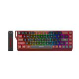 Gamax GM-02 Tri-Mold RGB Mechanical keyboard 3 modes Wired, Bluetooth, Wireless (Support Arabic)