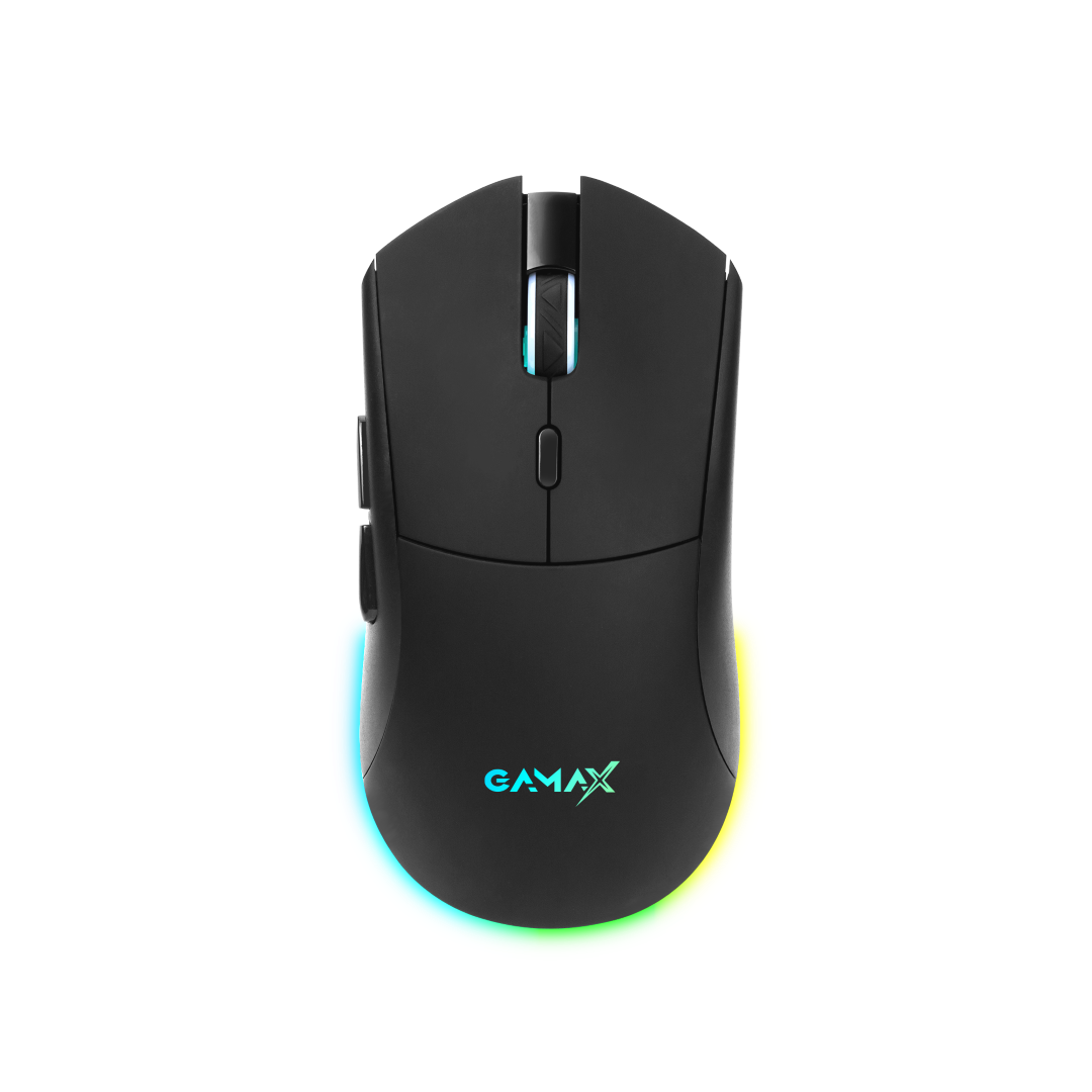 Gamax GM-204 4-in-1 Wired PC Accessory Set (AR Mechanical Keyboard, Mouse, Mousepad, Headset) - Black