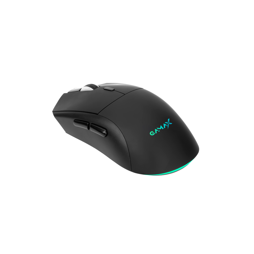 Gamax GM-204 4-in-1 Wired PC Accessory Set (AR Mechanical Keyboard, Mouse, Mousepad, Headset) - Black