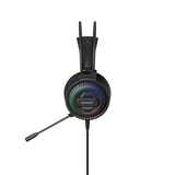 Gamax GM-645 4-in-1 Wired PC Accessory Set (Ar Keyboard, Mouse, Mousepad, Headset) - Black