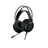 Gamax GM-645 4-in-1 Wired PC Accessory Set (Ar Keyboard, Mouse, Mousepad, Headset) - Black