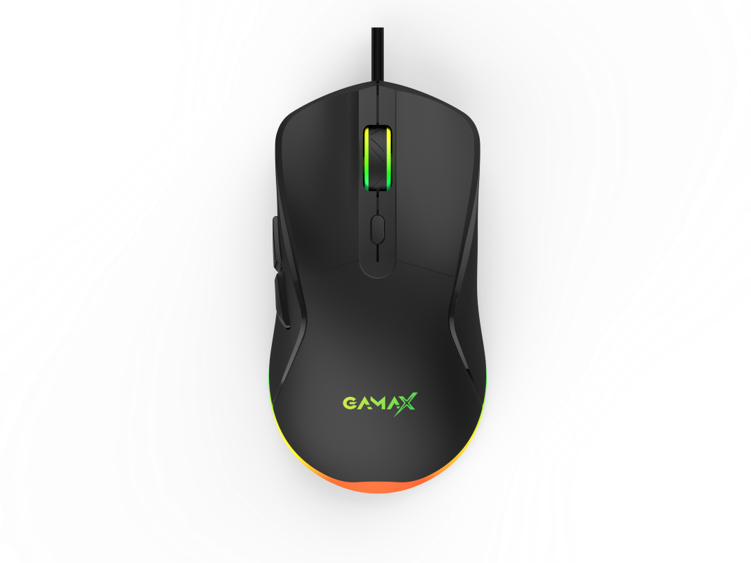 Gamax GM-645 4-in-1 Wired PC Accessory Set (Ar Keyboard, Mouse, Mousepad, Headset) - Black