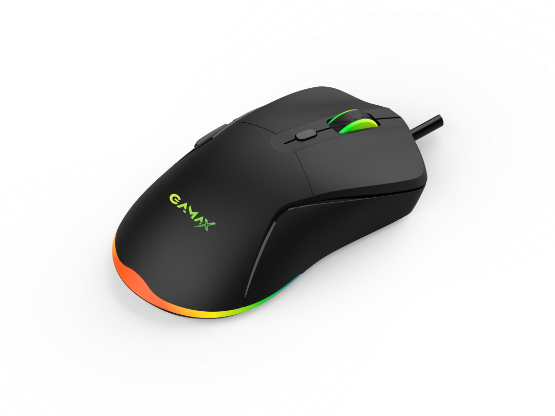 Gamax GM-645 4-in-1 Wired PC Accessory Set (Ar Keyboard, Mouse, Mousepad, Headset) - Black