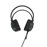 Gamax GM-645 4-in-1 Wired PC Accessory Set (Ar Keyboard, Mouse, Mousepad, Headset) - Black