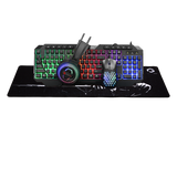 GAMEON GO-CYPHERW-XL-B All-In-One Gaming Bundle (Keyboard, Headset, Mouse & Mousepad) - Black