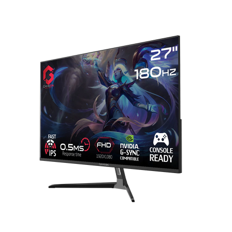 GAMEON GOPS27180IPS 27" FHD ,HDMI 2.1, 180Hz, 0.5ms, Fast IPS Flat Gaming Monitor (Support PS5)