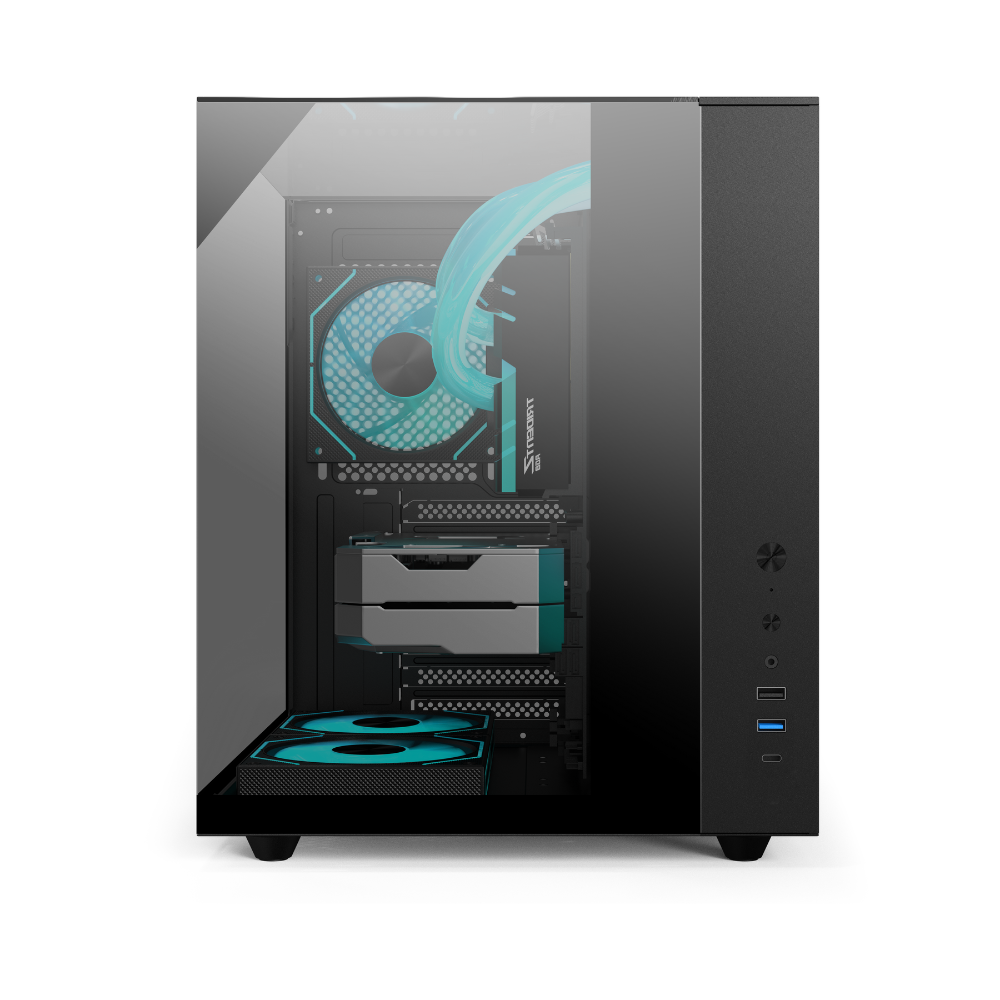 كمبيوتر العاب بمعالج انتل كورI5-12400F،كرت  شاشة RTX 5060 8GB ، رامات 16 جيجا بايت - عرض محدود