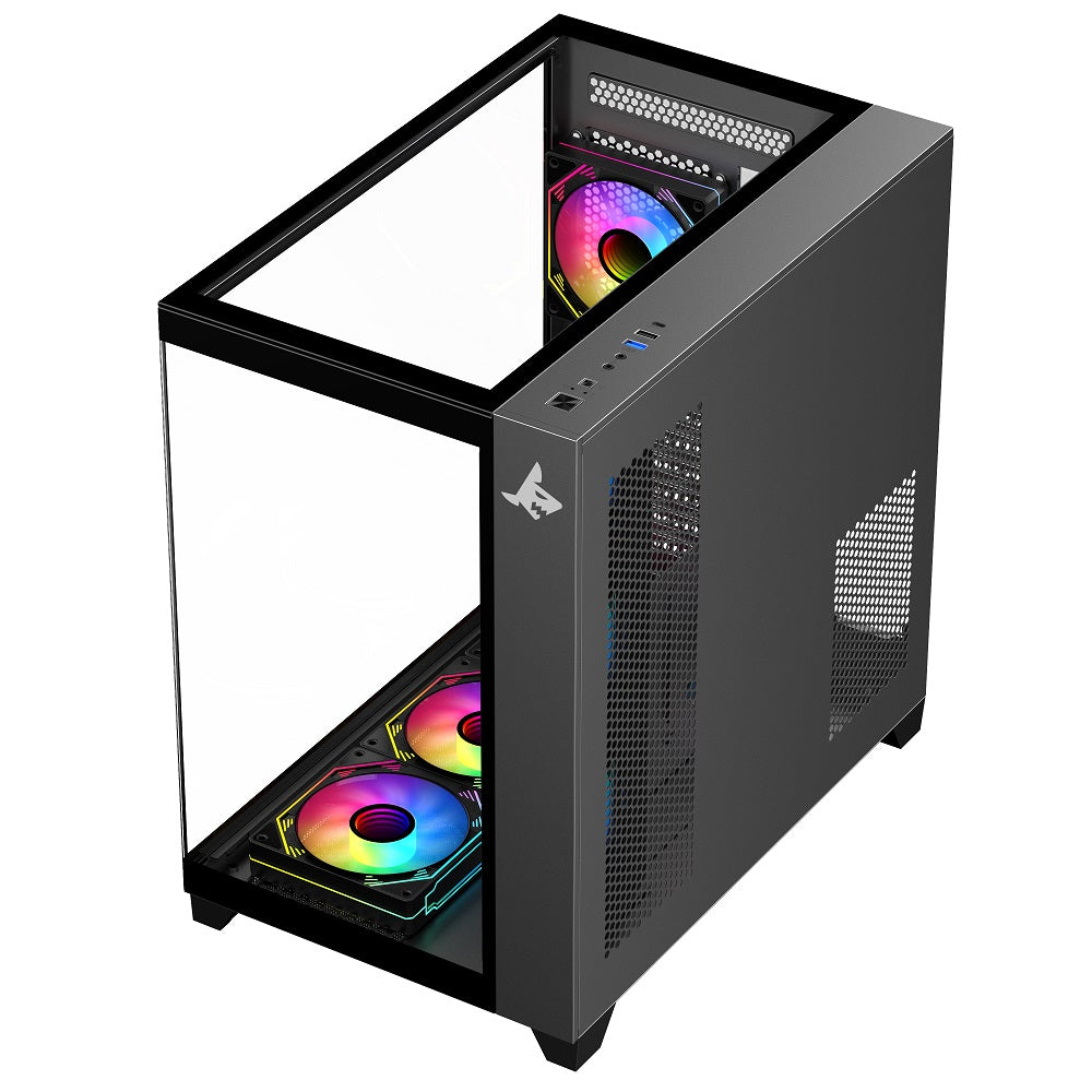 جهاز كومبيوتر العاب معالج i5-14400F, كرت شاشة RTX 4060, رام 16GB DDR5