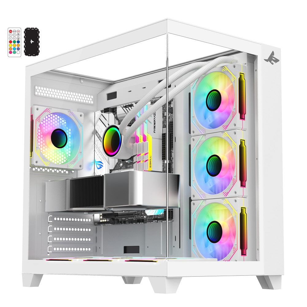 جهاز كومبيوتر العاب بمعالج انتل كور i5-14400F, كرت شاشة RTX 5060, رام 16GB DDR5