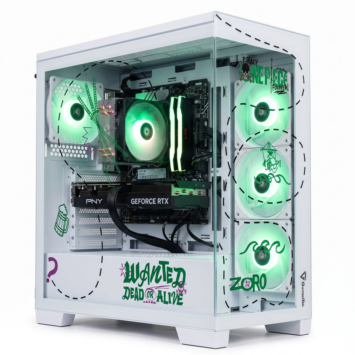 Custom Gaming PC Intel Core i5-14400F, RTX 5060 8GB, RAM 16GB DDR5 5600MHz, 1TB NVMe SSD, Windows 11 Pro
