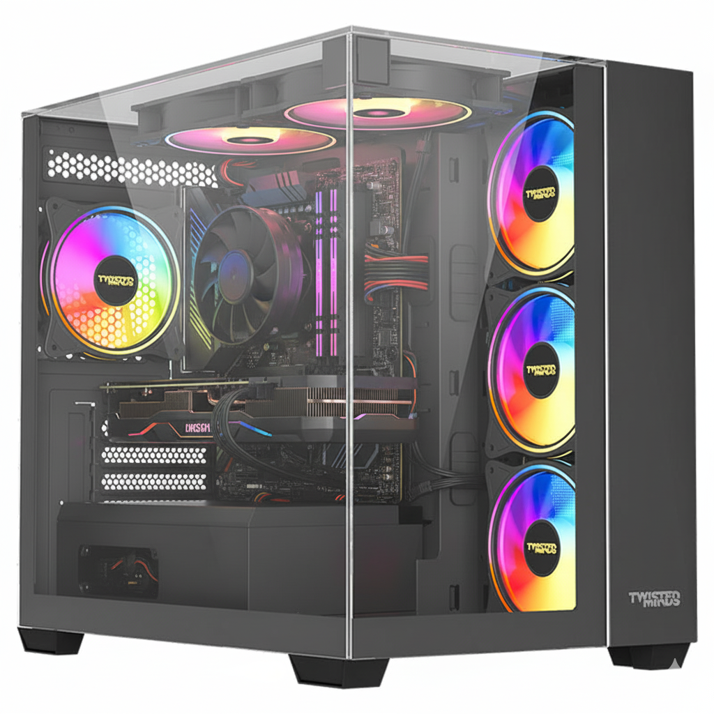 Gaming PC AMD Ryzen 7 9700X,RTX 5060 Ti 8GB Twin Edge,RAM 32GB DDR5