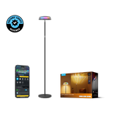 Govee Uplighter Floor Lamp 3 in 1 Lighting Effects, Dynamic Ripple Effect, RGBWW+RGBIC+WW Colors - H60B0