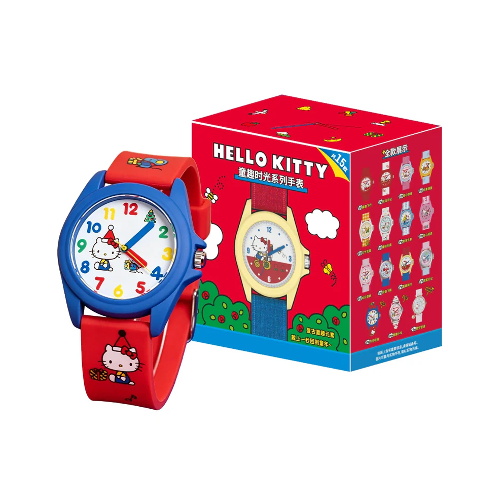 Hello Kitty Style Childhood Fun Time Series Watch Hello Kitt (Blind Box) - 25SB-001