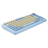 Sades Skyblade 82 82 Key Compact layout  75% with immersive RGB & Multi-Function Knob Wireless mechanical Gaming keyboard - Blue