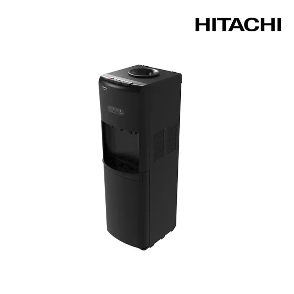 Hitachi Top Loading 3 Taps Water Dispenser with Cabinet, HWD-15000(B) - Black