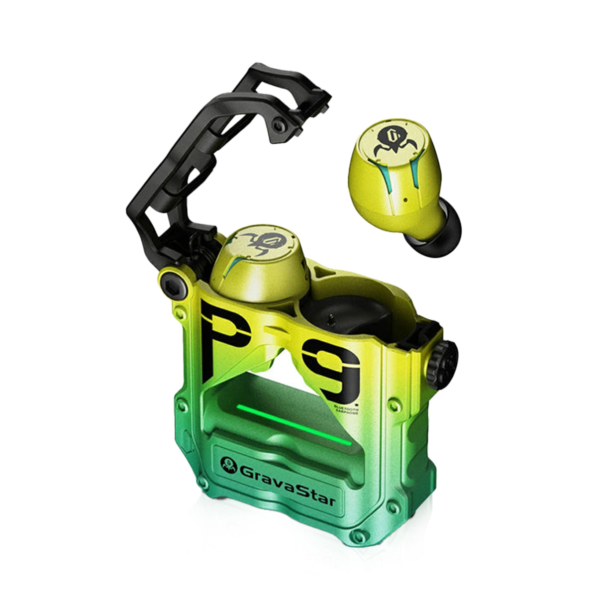 Gravastar Sirius Pro P9 TWS Earbuds - Neon Green Level Up