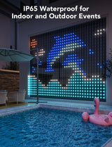 جوفي ستارة ضوئية LED حجم 1.5 * 1.5 متر -  H70BC