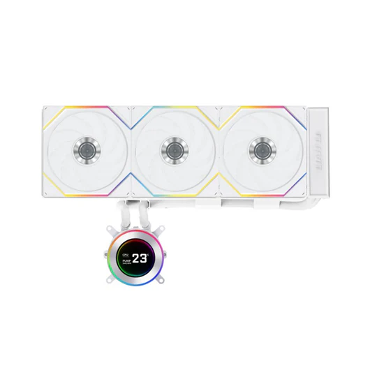 LIAN LI Hydro-Shift II LCD-C 360TL Liquid CPU Cooler with TL Wireless Fans, 2.1" IPS LCD Screen