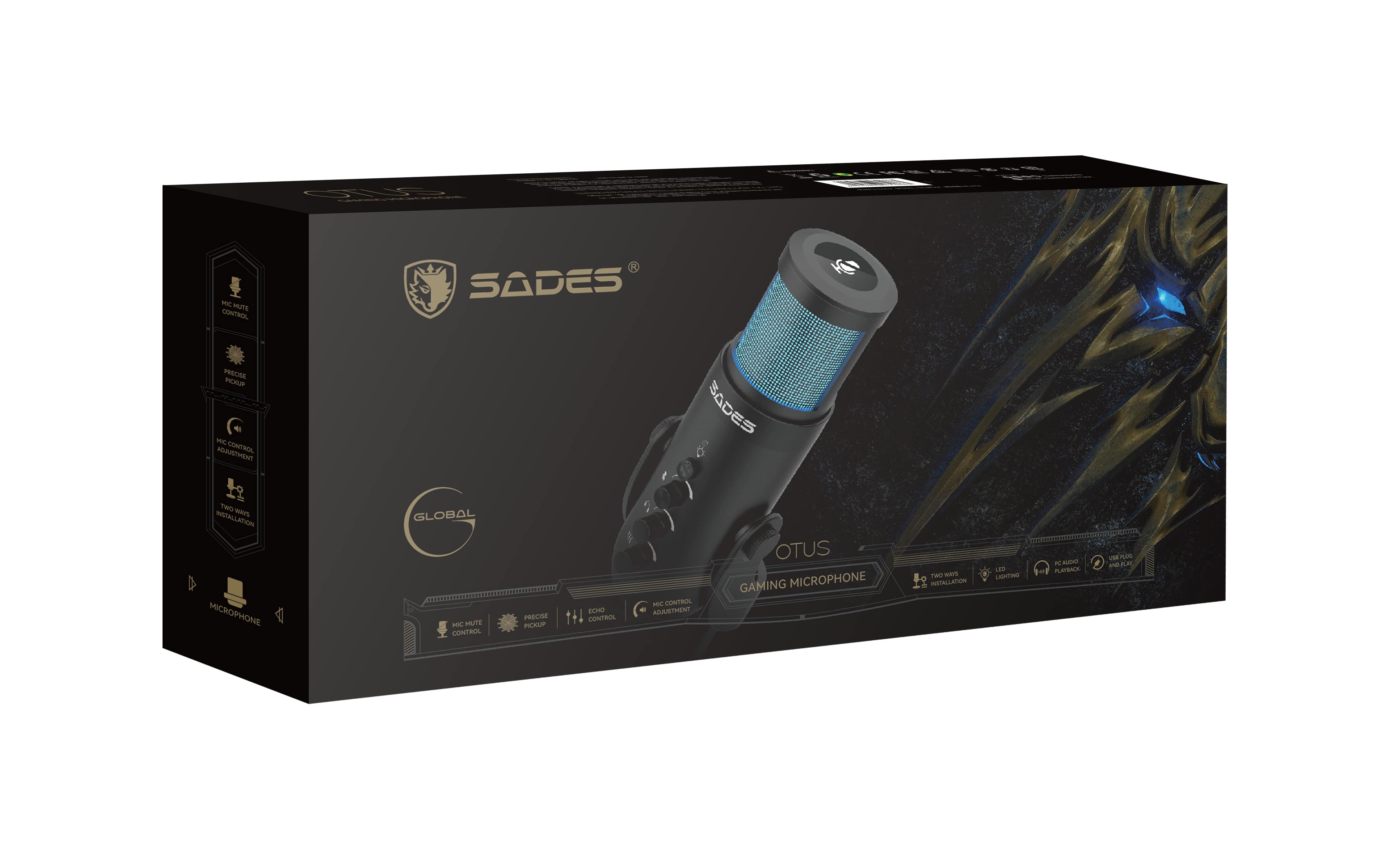 Sades SWMC04 OTUS Gaming Microphone Level Up