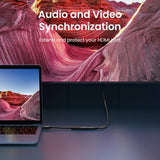 موصل HDMI 8K من موسيل (عبوة من قطعتين)، يدعم دقة تصل إلى 8K@60Hz و4K@120Hz، بالإضافة إلى عرض نطاق ترددي كامل لـ HDMI 2.1 يبلغ 48 جيجابت في الثانية.