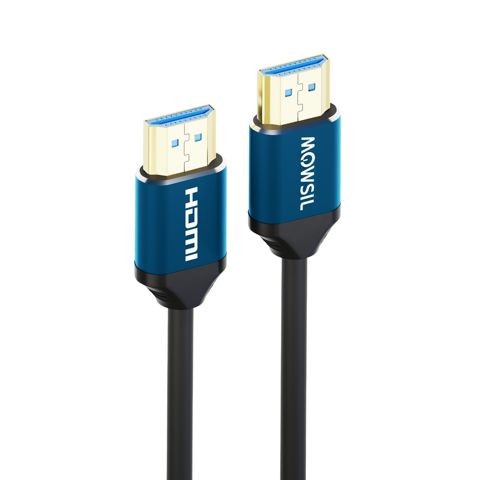 Mowsil HDMI 2.0 Cable | 4K@60Hz Ultra HD, 18Gbps High Speed, HDR, 3D, Gold-Plated | TV PC PS5 Monitor - 15 Meters