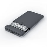 Mowsil 2.5" SATA SSD Enclosure – USB-C & USB 3.0, 6Gbps High-Speed, Tool-Free, Portable HDD/SSD Case