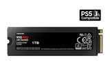 سامسونج ذاكرة تخزين اس اس دي 990 برو مع مبرد SSD PCle 4.0 NVMe M.2 حجم 1 تيرابت