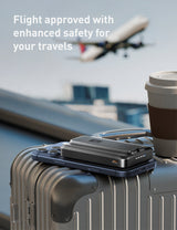 انرجيا ماك باك برو 35S باور بانك هجين صلب بسعة 10000 مللي أمبير مع كابل مدمج وحامل - أسود