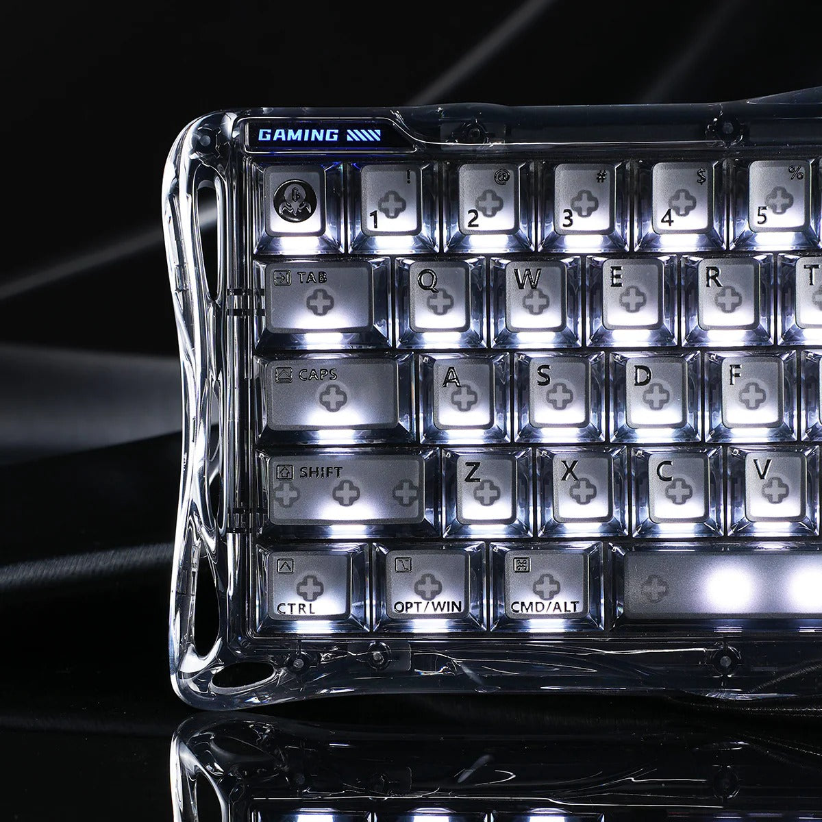 GravaStar Mercury V60 60% Hall Effect Magnetic Switch Gaming Keyboard - Onyx Crystal