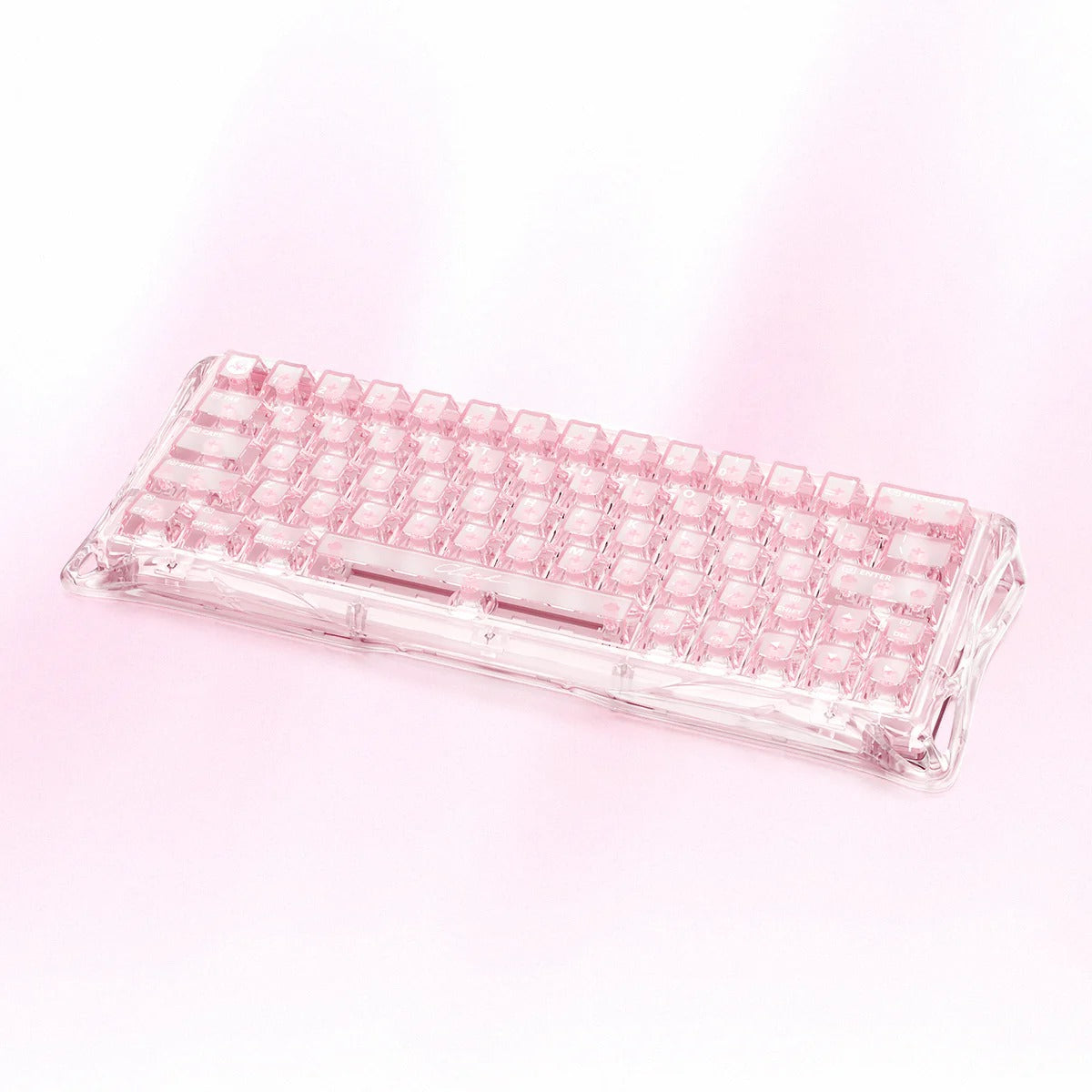 GravaStar Mercury V60 60% Hall Effect Magnetic Switch Gaming Keyboard - Crystal Rose