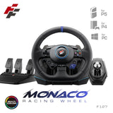 عجلة سباقات FlashFire F127 Monaco مع ناقل حركة ودواسات متوافقة مع البي سي , و البلايستيشن 4 و 5