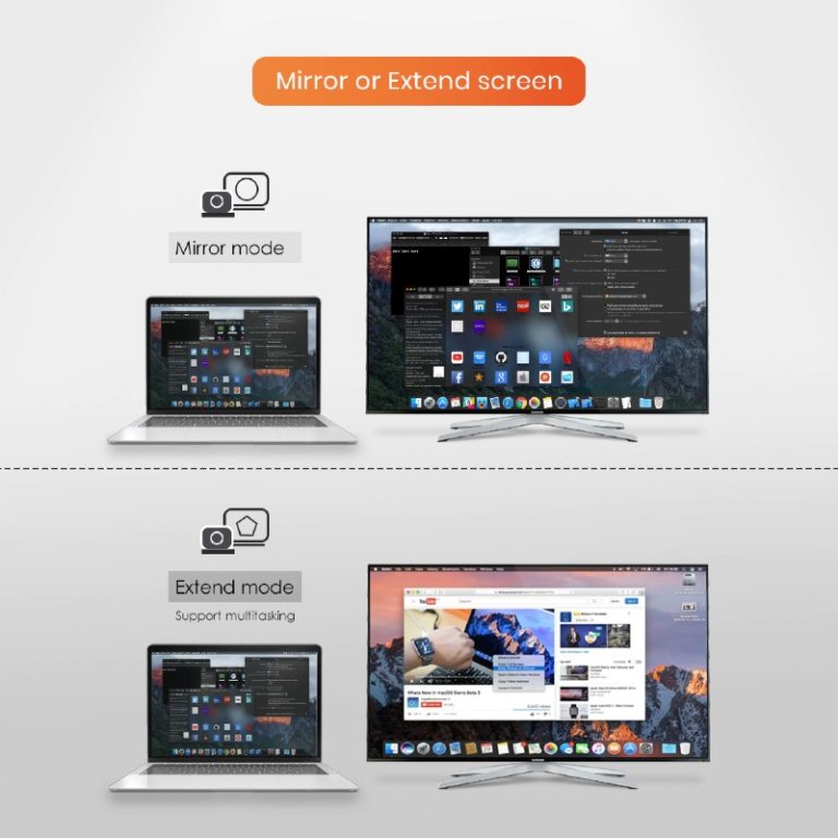 محول موسيل من USB-C إلى HDMI - يدعم دقة 4K بمعدل 60 هرتز، مصنوع من سبائك الألومنيوم، محول عالي السرعة لأجهزة ماك بوك واللابتوب و iPad
