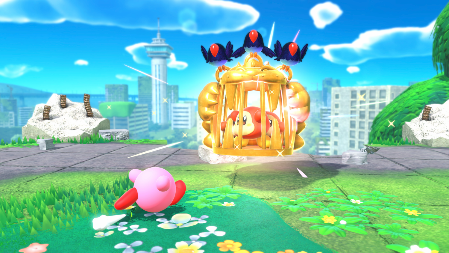 Kirby and the Forgotten Land + Star Crossed World for Nintendo Switch 2