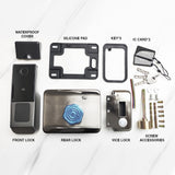 Advanced Biometric Door Lock with Tuya App Control, Card Acce& Multi-Access Options