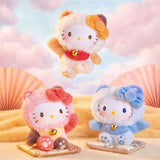 Hello Kitty Style Meow Blessing Series Plush Relaxing Toy He - 5.12 inch (Blind Box) selling per piece - 25MR-017