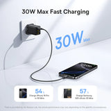 Baseus EnerFill FN11 Fast Charger 2U+C 30W - Cosmic Black