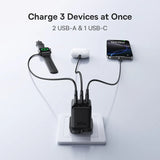 Baseus EnerFill FN11 Fast Charger 2U+C 30W - Cosmic Black