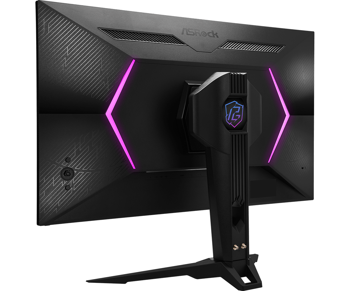 Asrock PGO32UFS 32" Dual Display Mode (4K/UHD 240Hz & FHD 480Hz), 0.03ms Response Time, HDMI 2.1, AMD FreeSync Premium Pro Flat Gaming Monitor - Black