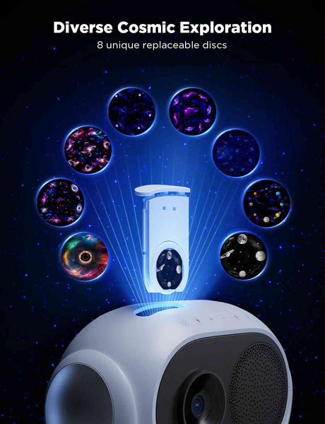 Govee Galaxy Star Projector for Room with Replaceable Optical Film Discs - H6092