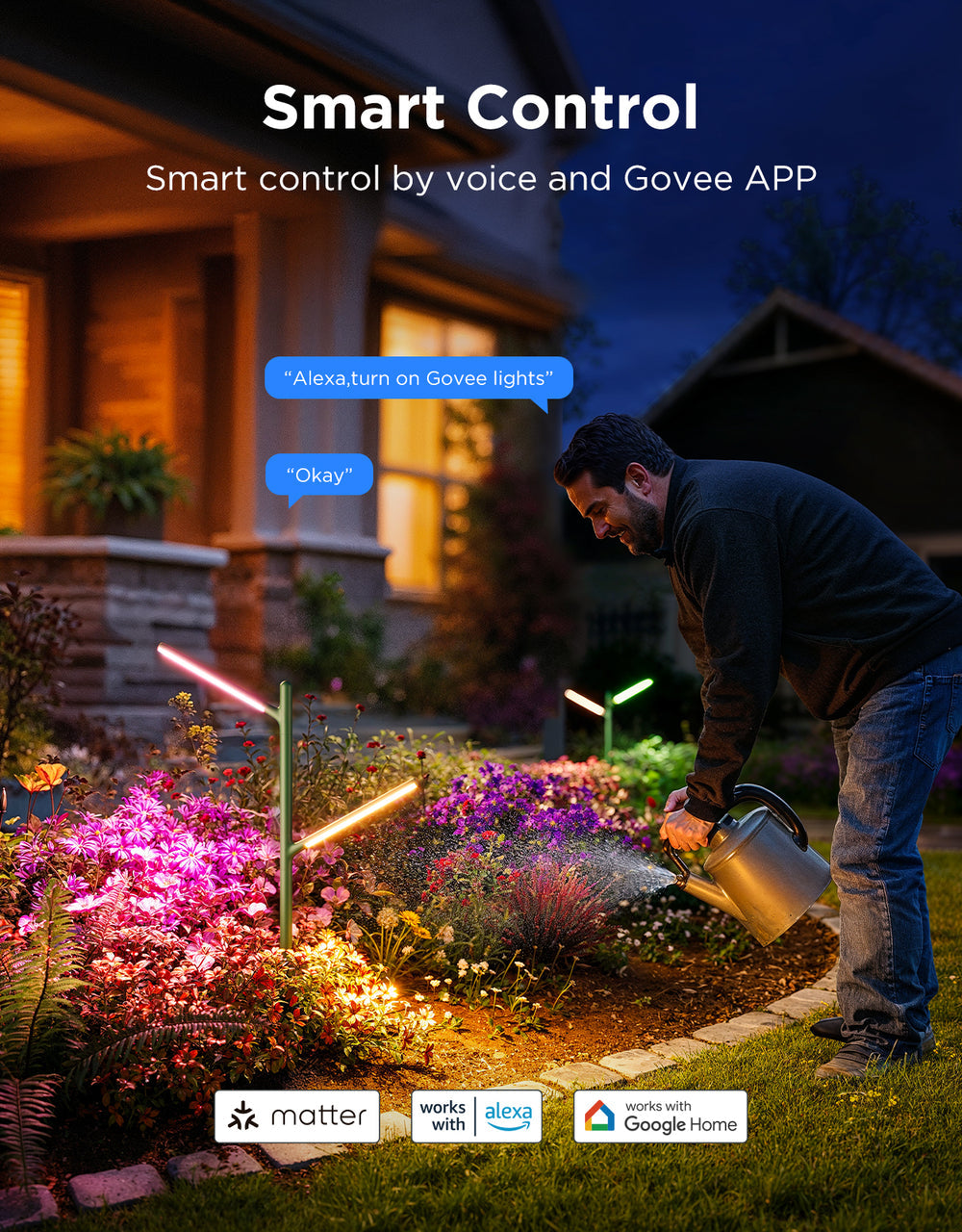 Govee RGBICWW Garden Lights - H7086