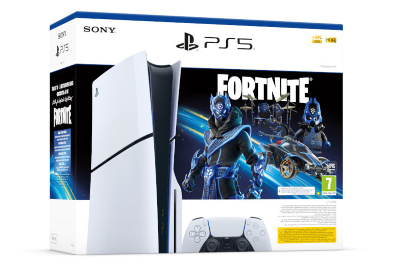 PS5 Slim Console Disk Fortnite Cobalt Star Voucher Bundle